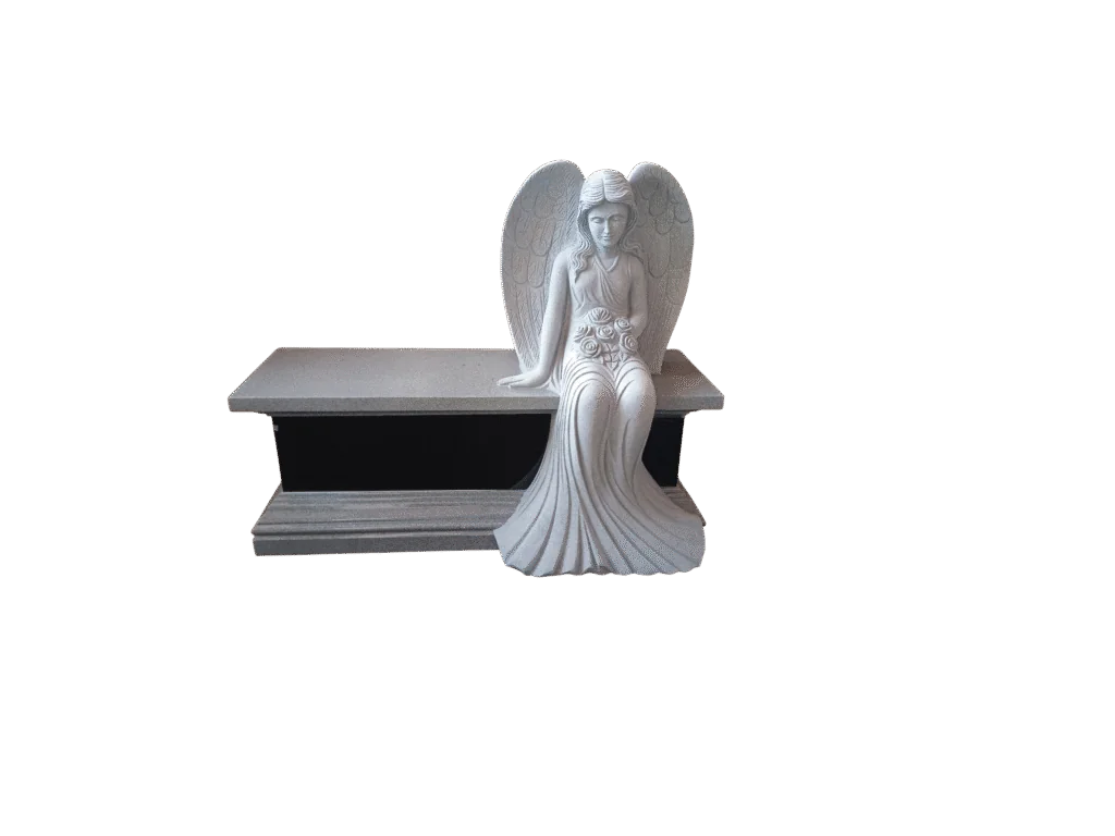 angel bench monument angel bench monument