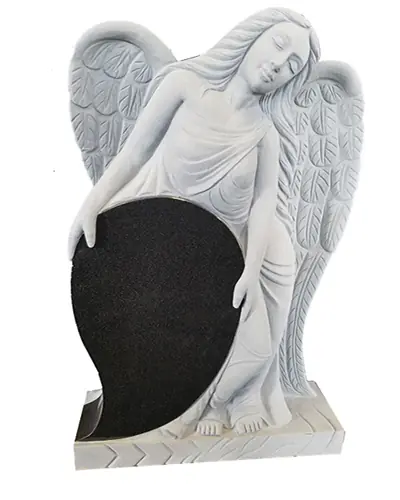 BH-AN-28 angel design granite memorial manufactured in India