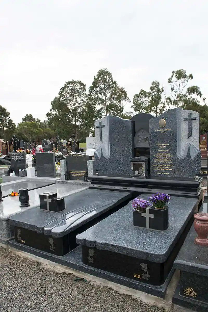 custom granite headstones manufactured in India for Australia